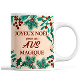 Tasse Noël AVS homme Beige - Planetee