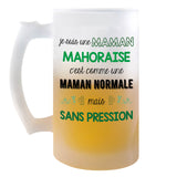 Chope de bière Maman Mahoraise Chauvine Sans Pression - Planetee