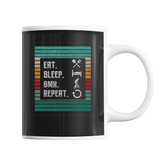 Mug J'peux pas bmx eat sleep repeat - Planetee