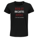 T-shirt femme Maquettes C'est ma Routine - Planetee