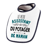 Bavoir bébé garçon Le Petit Assistant du Potager de Maman - Planetee