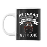 Mug femme pilote quarantenaire - Planetee