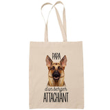 Sac Tote Bag berger allemand papa beige - Planetee