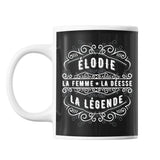 Mug Prénom Élodie La Déesse La Légende - Planetee