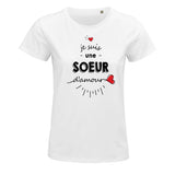 T-shirt femme Soeur d'amour - Planetee