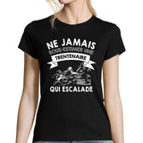 T-shirt femme escalade trentenaire - Planetee