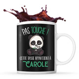 Mug Carole Pas Touche Panda - Planetee