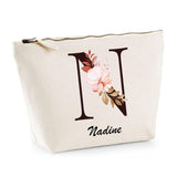 Trousse Nadine Lettre fleur - Planetee
