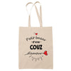 Sac Tote Bag Petit Bazar d'une Couz d'amour - Planetee