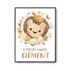 Affiche Clément bébé Lion Roi - Planetee