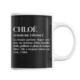 Mug Chloé Définition Déesse - Planetee