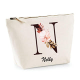 Trousse Nelly Lettre fleur - Planetee