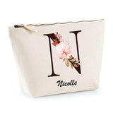 Trousse Nicolle Lettre fleur - Planetee