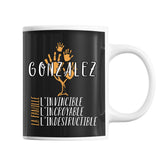 Mug Nom de Famille Gonzalez | Tasse idée cadeau famille - Planetee