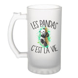 Chope de bière Panda c'est la vie - Planetee