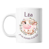 Mug Léa Amour et Biberon de Lait Vache - Planetee