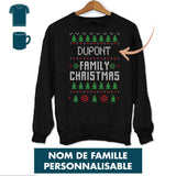 Noël - Family Christmas -Nom de famille Personnalisable - Planetee