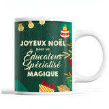 Tasse Noël Éducateur homme Vert - Planetee