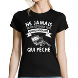 T-shirt femme peche quinquagénaire - Planetee