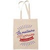 Tote Bag Beige Meilleure du Monde entier Marraine - Planetee