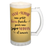 Chope de bière Anne-Sophie Super Maman - Planetee
