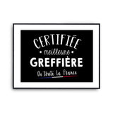 Affiche Horlogère Femme Métier Meilleure de France - Planetee