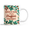Tasse Noël Greffier homme Beige - Planetee