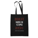 Sac Tote Bag Danse de Couple C'est ma Routine - Planetee