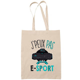 Sac Tote Bag J'peux pas E-sport beige - Planetee