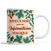 Tasse Noël Informaticien homme Beige - Planetee
