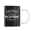 Mug Femme Ecuyère Meilleure de France | Tasse Noire métier - Planetee