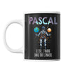 Mug Prénom Pascal Univers - Planetee