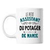 Mug Le Petit Assistant du Potager de Mamie - Planetee