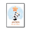 Affiche Jayden bébé Panda Roi des Câlins - Planetee