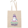 Tote Bag Beige Licorne Magique Marraine - Planetee