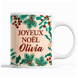 Tasse Noël Olivia Beige - Planetee