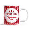 Tasse Noël Capucine Rouge - Planetee