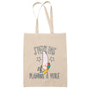 Sac Tote Bag J'peux pas Planche à Voile beige - Planetee