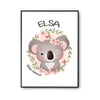 Affiche Elsa Bébé d'amour Koala - Planetee