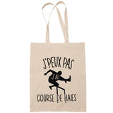 Sac Tote Bag J'peux pas Sauter des haies beige - Planetee