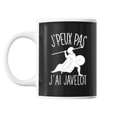 Mug Javelot j'peux pas Noir - Planetee
