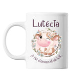 Mug Lutécia Amour et Biberon de Lait Vache - Planetee