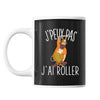 Mug Roller j'peux pas Noir - Planetee