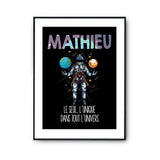 Affiche Prénom Mathieu Univers - Planetee