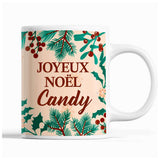 Tasse Noël Candy Beige - Planetee