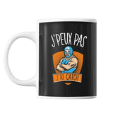Mug Catch j'peux pas Noir - Planetee