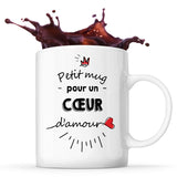 Tasse Petit Mug d'un Cœur d'amour - Planetee