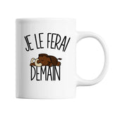 Mug Mammouth Je le ferai demain - Planetee