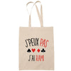 Sac Tote Bag J'peux pas Rami beige - Planetee