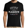 T-shirt Homme Plaquiste Meilleur de France - Planetee